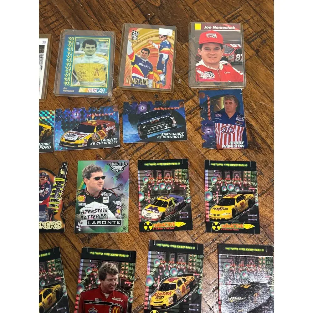 Lot of 25 plus Vintage NASCAR Racing Trading Cards 1990s